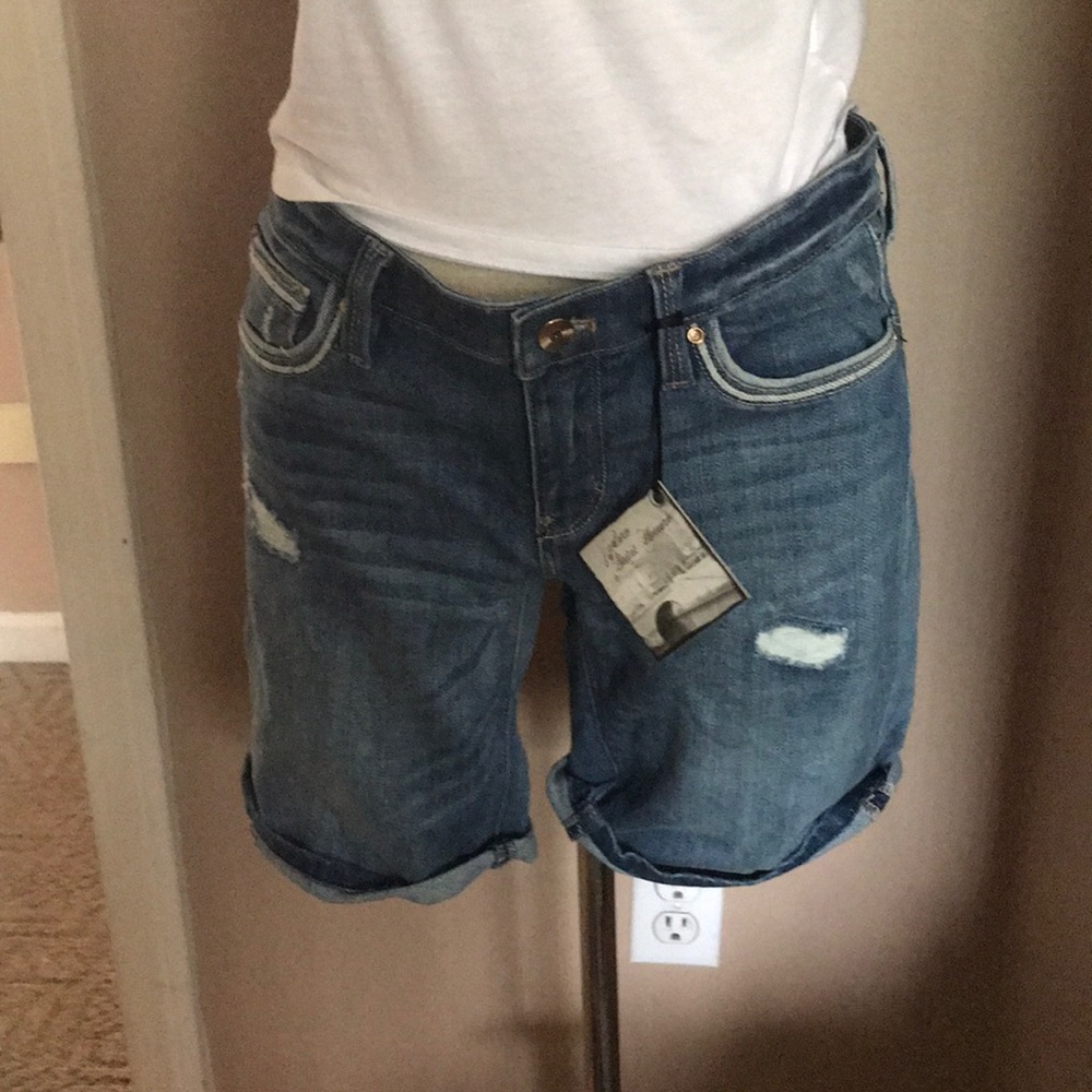 White House black market boyfriend shorts